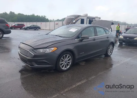 2017 Ford Fusion Hybrid Se из США, поврежденный, VIN 3FA6P0LU3HR400138
